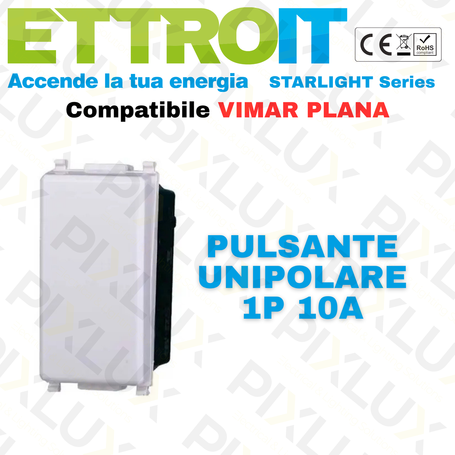 Pulsante unipolare 16A