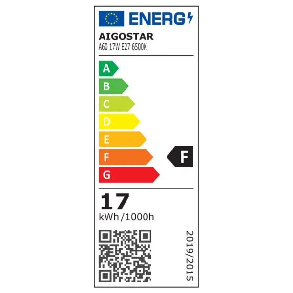 Lampadina LED E27 17W 6500k