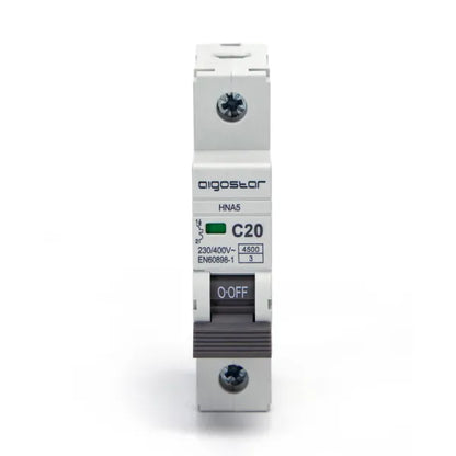 Interruttore magnetotermico 1P 20A C  grigio