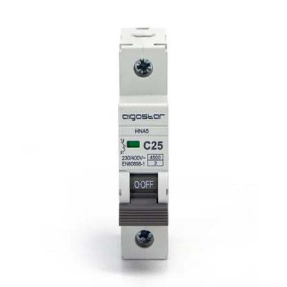 Interruttore magnetotermico 1P 25A C  grigio