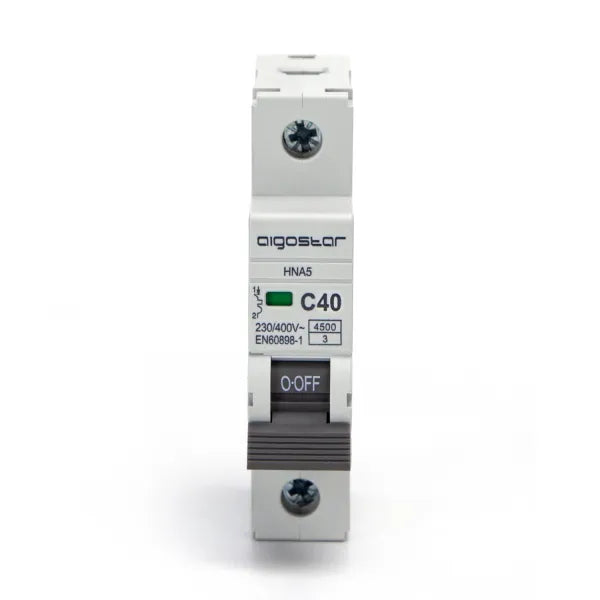 Interruttore magnetotermico 1P 40A C  grigio