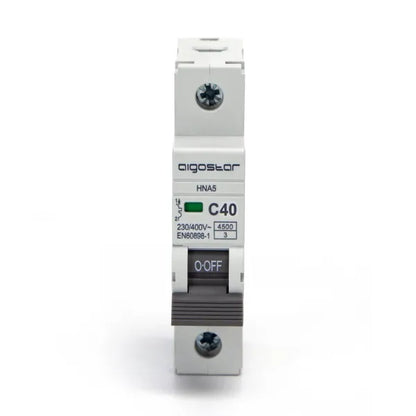 Interruttore magnetotermico 1P 40A C  grigio