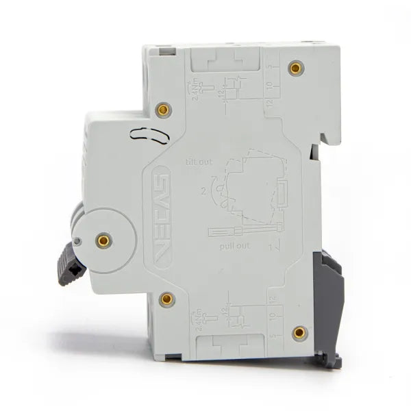 Interruttore magnetotermico 2P 16A C  grigio