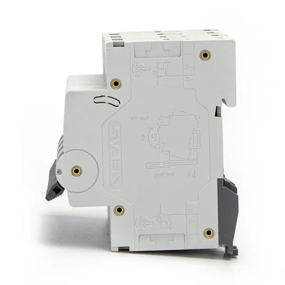 Interruttore magnetotermico 4P 20A C  grigio