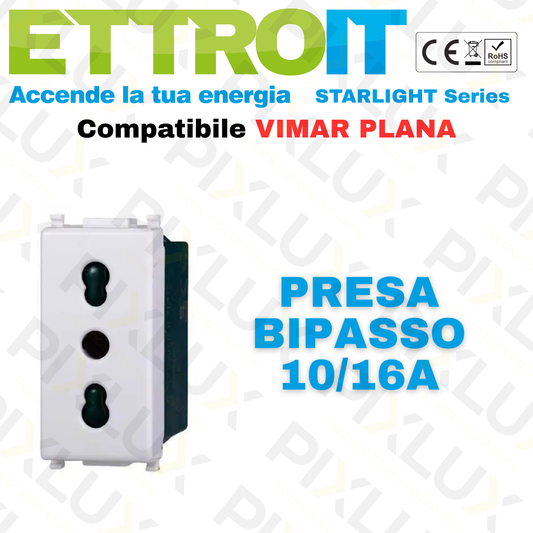 Presa bipasso 10/16A