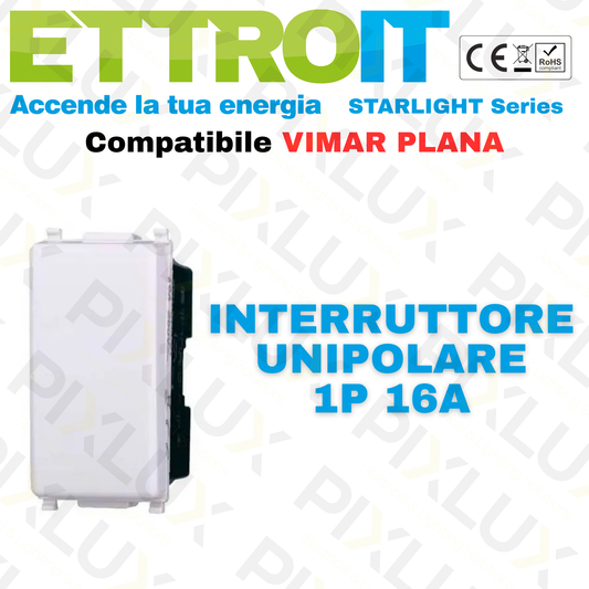 Interruttore unipolare 16A