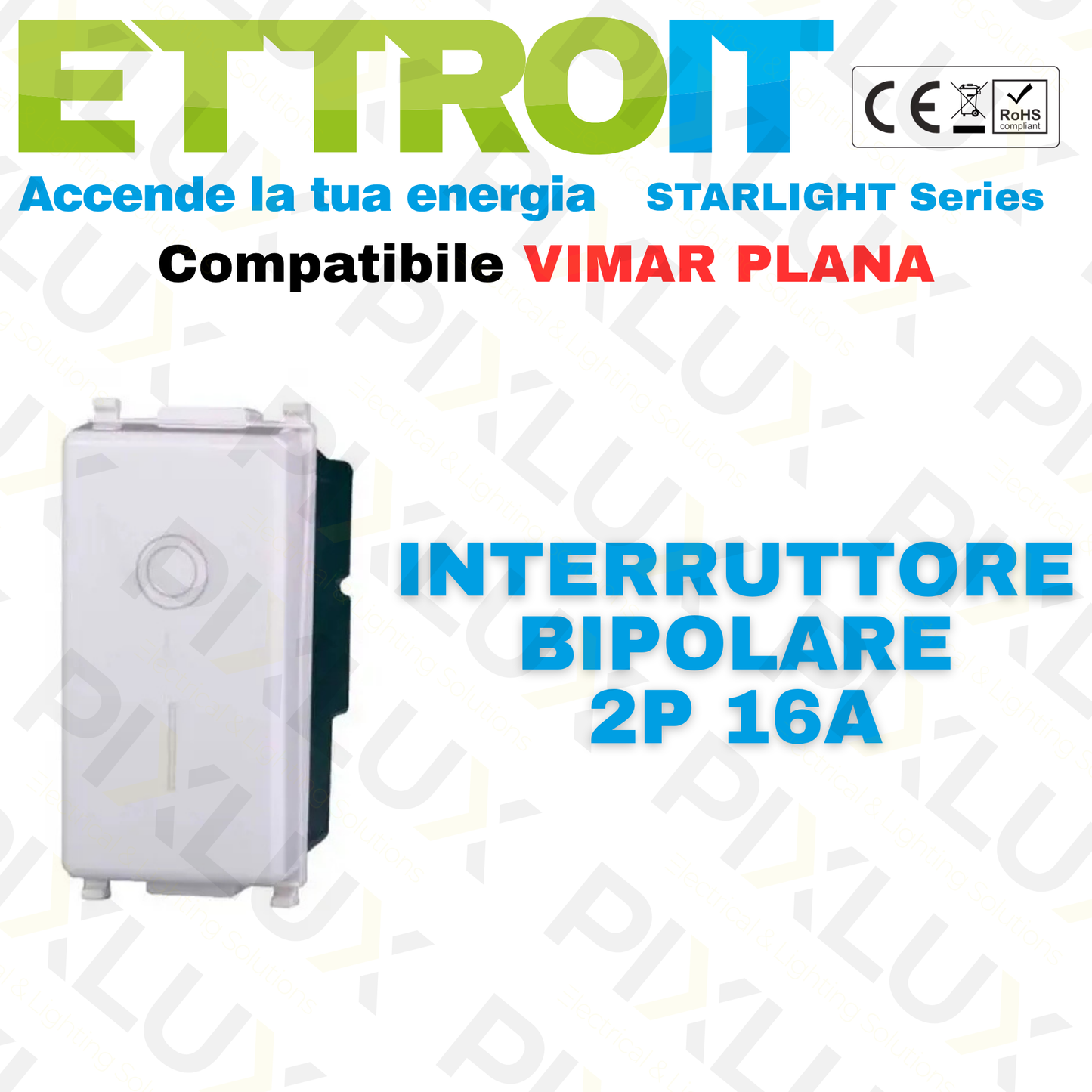 Interruttore bipolare 16A