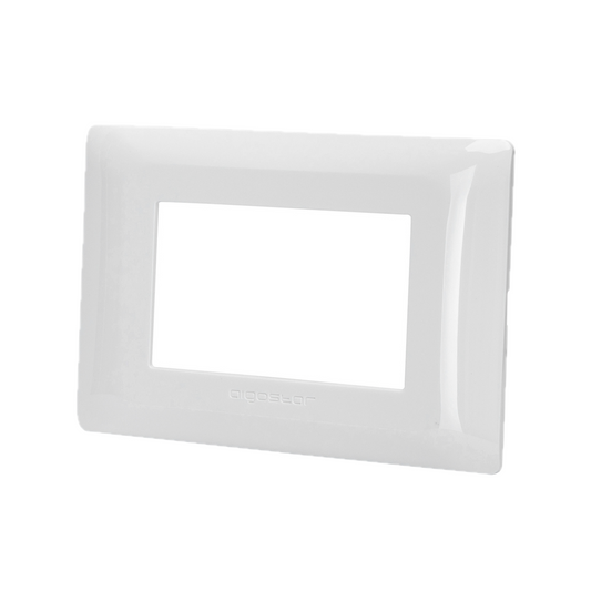 Placca 3 posti compatibile Bticino Matix Bianco