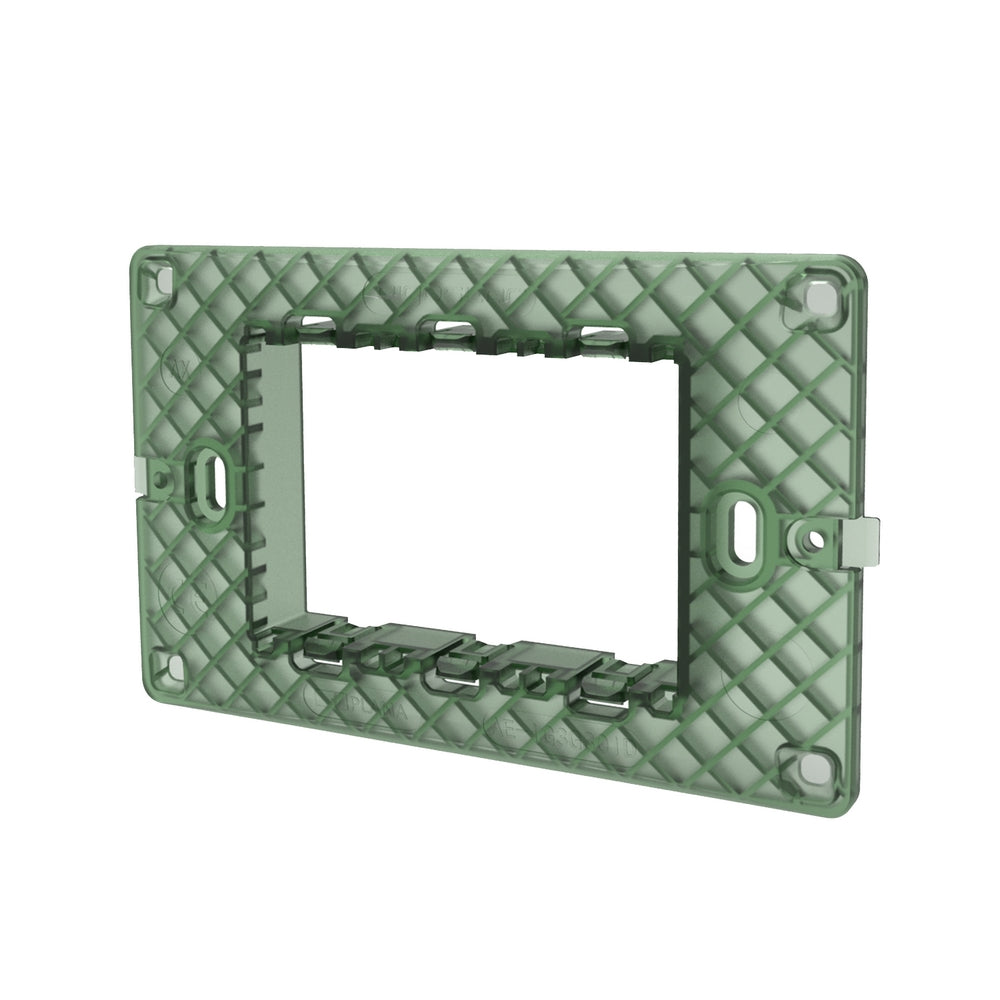 Supporto 3 moduli compatibile Vimar Plana