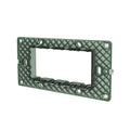 Supporto 4 moduli con viti compatibile con Vimar Plana